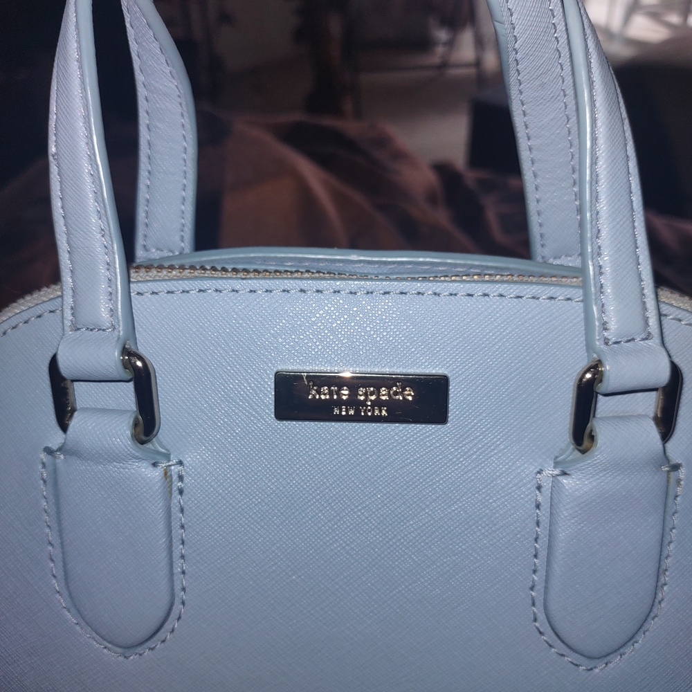 Kate Spade Soft Blue Satchel - image 2